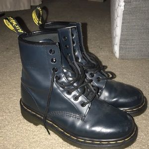 Dark blue Dr. Martens